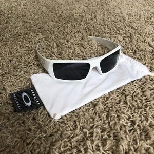 Oakley Gascan White Black Sunglasses